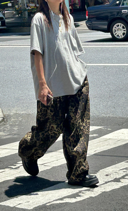 【追加予約!1月中旬~下旬発送予定】レオパードボリュームパンツ